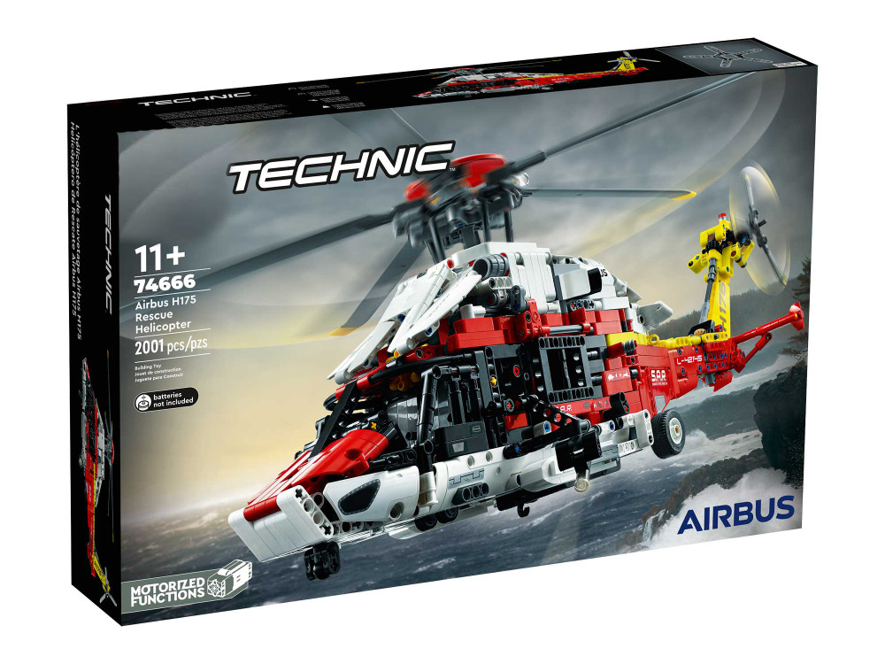 Конструктор Спасательный вертолет Airbus H175 / Техник 2001 деталь 74666 УЦЕНКА!!!!