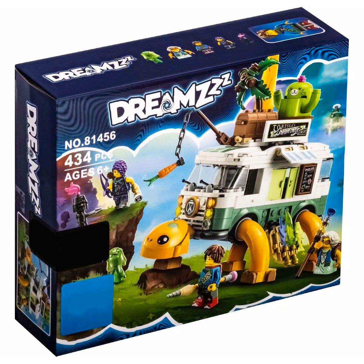 Конструктор  Фургон-черепаха миссис Кастильо  DREAMZzz  434 деталей 81456