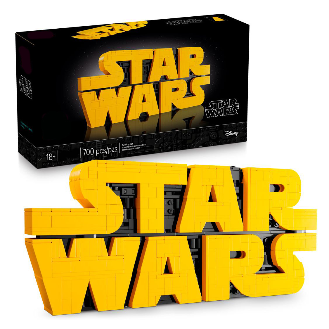 Конструктор Логотип Star Wars 700 деталей 65742