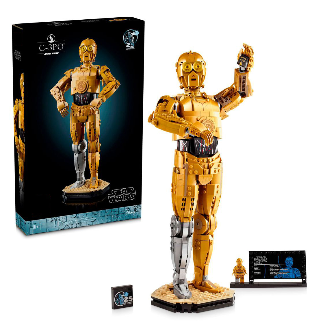 Конструктор  Дроид C-3PO 1138 деталей  Звездные войны CC4408