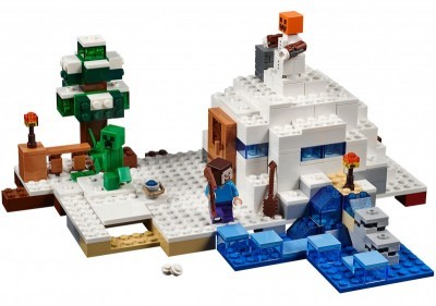 Конструктор Снежное укрытие Micro World Майнкрафт 333 детали (Minecraft 79145)