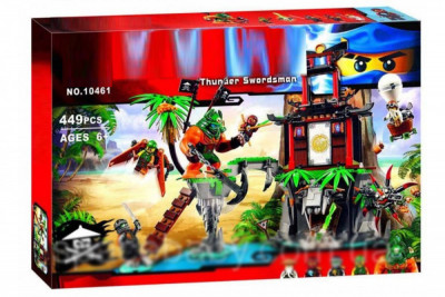 Конструктор Остров Тигриных вдов / Ниндзя Го 449 деталей (NinjaGo 10461)