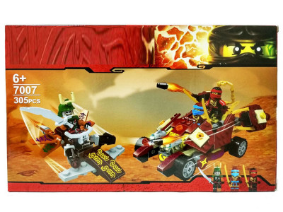 Конструктор Битва в пустыне / Ниндзя Го 305 деталей (NinjaGo 7007)