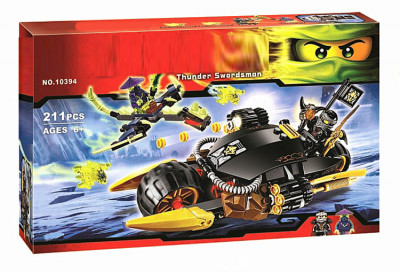 Конструктор  Бластер-байк Коула / Ниндзя Го 211 деталей (NinjaGo 10394)