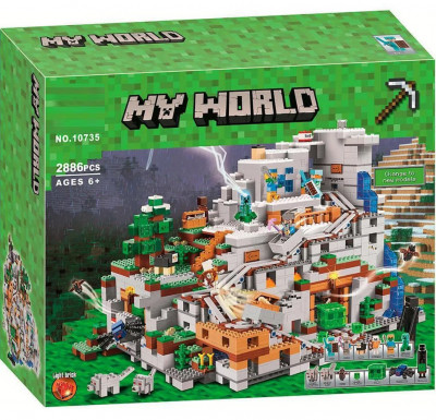 Конструктор Горная пещера Micro World Майнкрафт 2863 деталей 10735