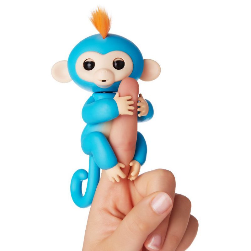 Обезьянка голубая ZOE аналог Fingerlings 12см.