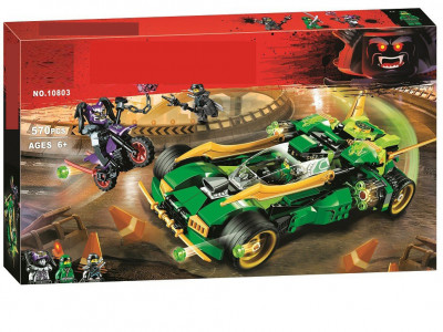 Конструктор Ночной вездеход ниндзя  / НиндзяГо 570 деталей (NinjaGo 10803)