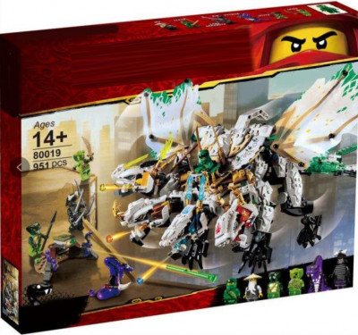 Конструктор Ультра дракон 951 деталей Ниндзя Го (NinjaGo 80019)