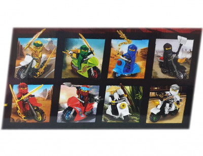 Набор 8 мотоциклистов Ниндзя Го (NinjaGo 31188)