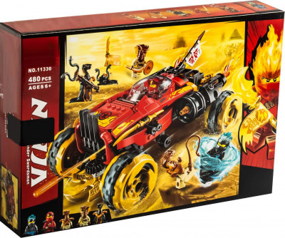 Конструктор Внедорожник Катана 4х4 / Ниндзя Го 480 деталей (NinjaGo 11330)