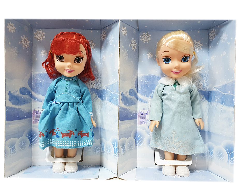 Кукла Эльза и Анна 34 см со звуком (Холодное сердце)