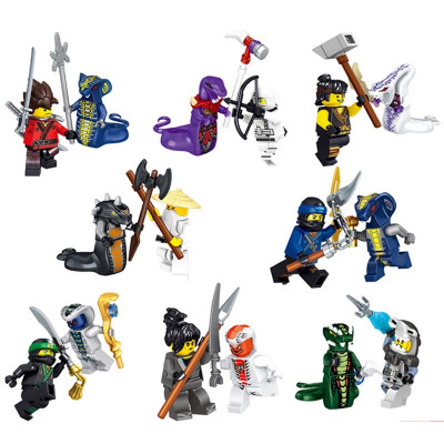 Набор 16 фигурок в 8 коробках Ниндзя Го (NinjaGo 31089)