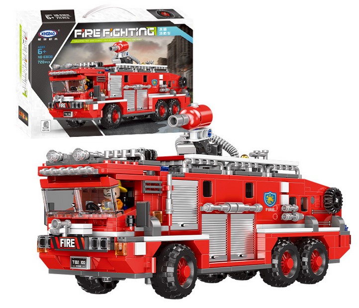 Конструктор Пожарная автоцистерна 720 деталей Xingbao (XB-03030)