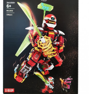 Конструктор Бронированный робот Ниндзя  338 деталей Ниндзя Го (NinjaGo SX2032)