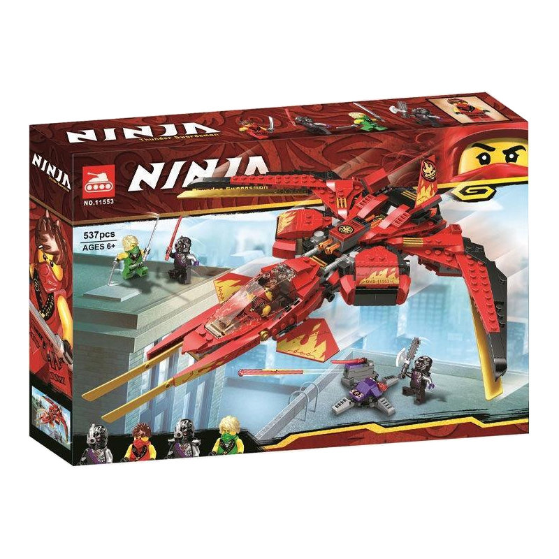 Конструктор Истребитель Кая / НиндзяГо 537 деталей (NinjaGo 11553)