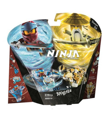 Конструктор Ния и Ву: мастера Кружитцу  239 деталей Ниндзя Го (NinjaGo 11156)