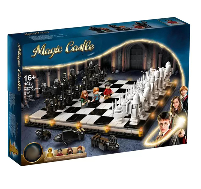 Конструктор Хогвартс: волшебные шахматы  /  Гарри Поттер 876 деталей (1028)