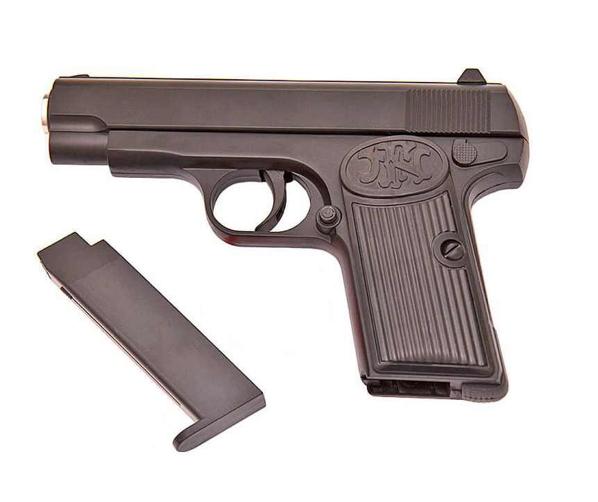  Детский пистолет пневматический на пульках Air soft gun  металл. K17