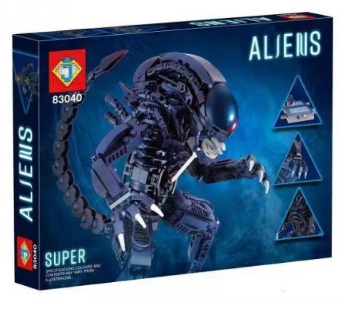 Конструктор Чужой Alien Xenomorph Monster / 603 деталей (83040-UC) уценка!!!