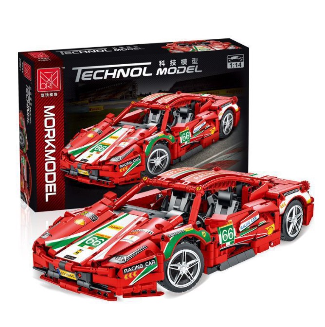 Конструктор Ferrari 458  красная / Техник 1328 деталей (023002-1) УЦЕНКА!!!